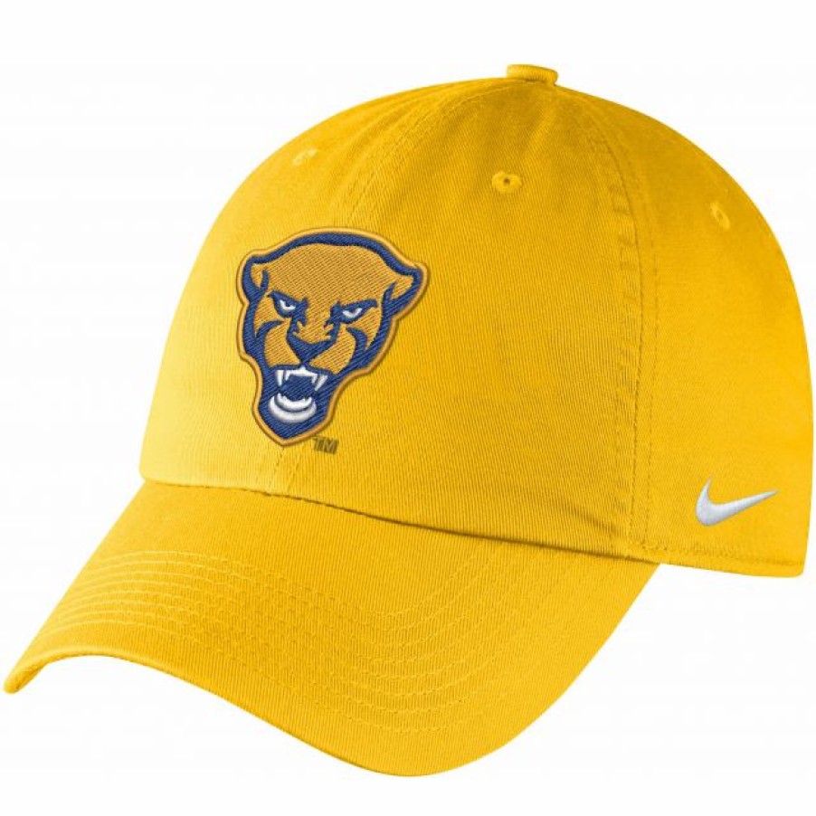 * Headwear | Nike Men'S Pitt Panthers Gold Unstructured Adjustable Hat