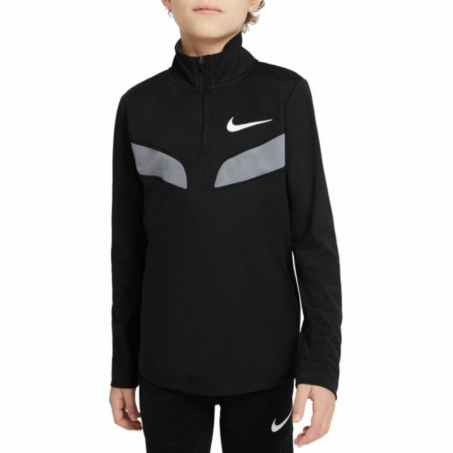 * Sweatshirts / Hoodies | Nike Boys' Sport 1/4 Zip Long Sleeve Training Top