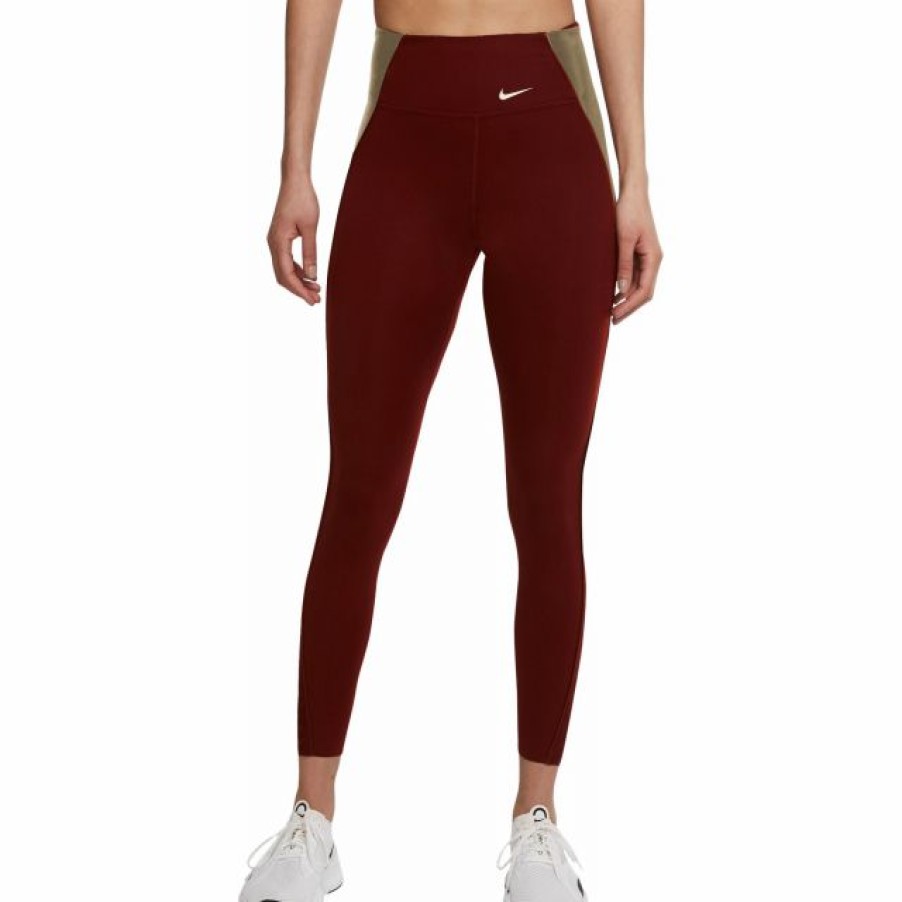 * Pants | Nike Women'S Dri-Fit One Luxe Icon Clash Mid-Rise 7/8 Printed Leggings