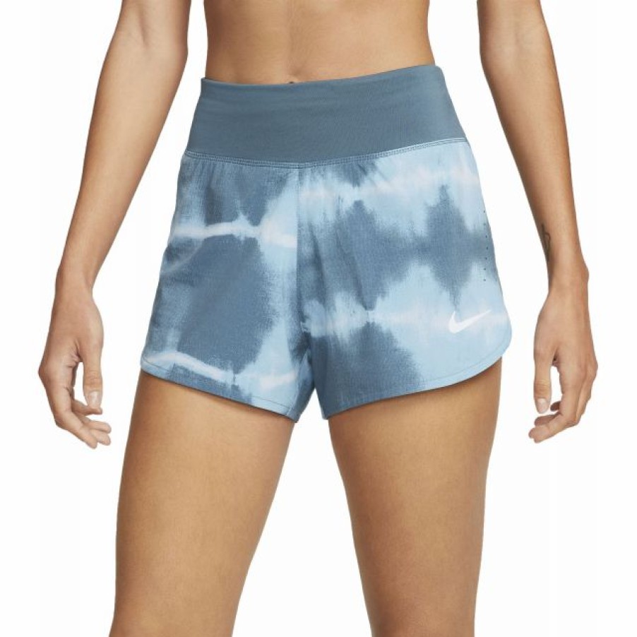 * Shorts | Nike Women'S Dri-Fit Eclipse 3 Mid-Rise Printed Running Shorts