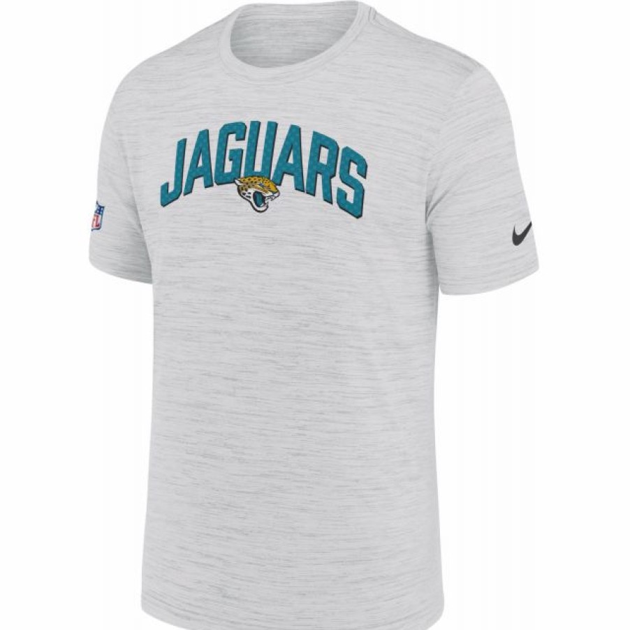 * Fitness Tops | Nike Men'S Jacksonville Jaguars Sideline Legend Velocity White T-Shirt