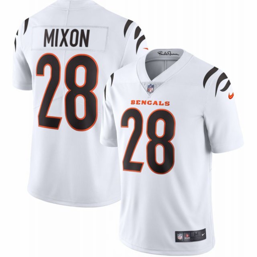 * Fitness Tops | Nike Men'S Cincinnati Bengals Joe Mixon #28 White Limited Jersey