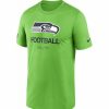 * Fitness Tops | Nike Men'S Seattle Seahawks Sideline Legend Green T-Shirt