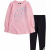 * Pants | Nike Toddler Girls' Iridescent Fleece Top And Leggings Set