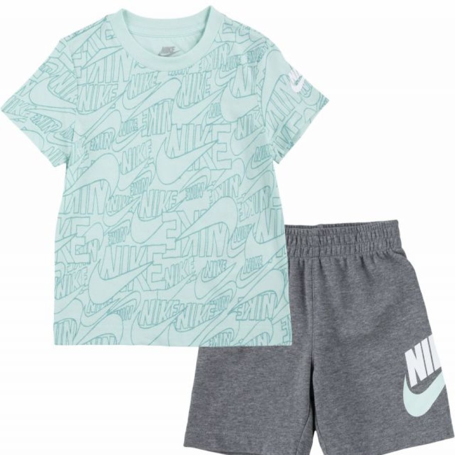 * Shorts | Nike Toddler Nsw Read Aop T-Shirt And Shorts Set